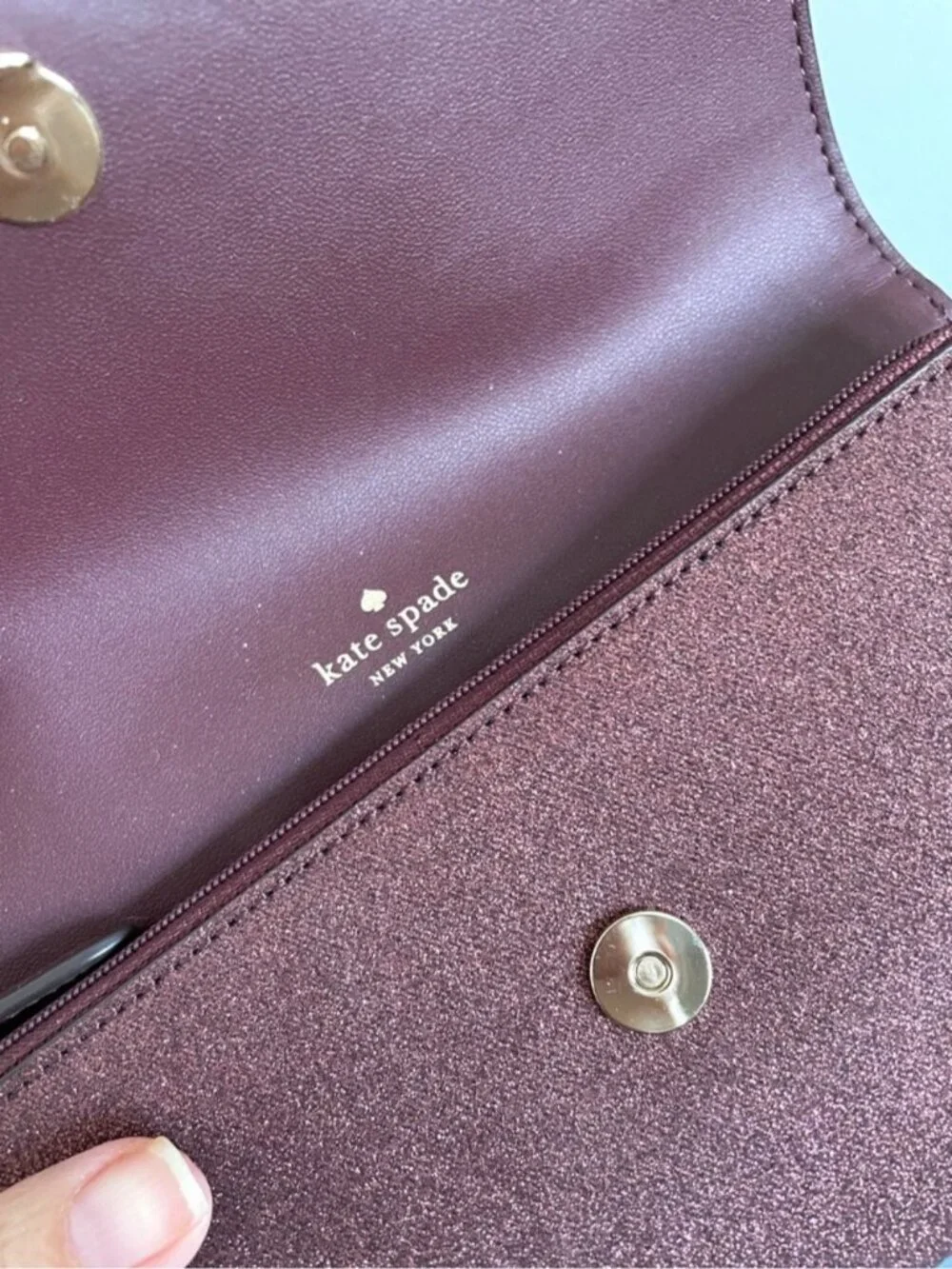 Kate Spade New York Glimmer Boxed Medium Flap Phone Wristlet Wallet